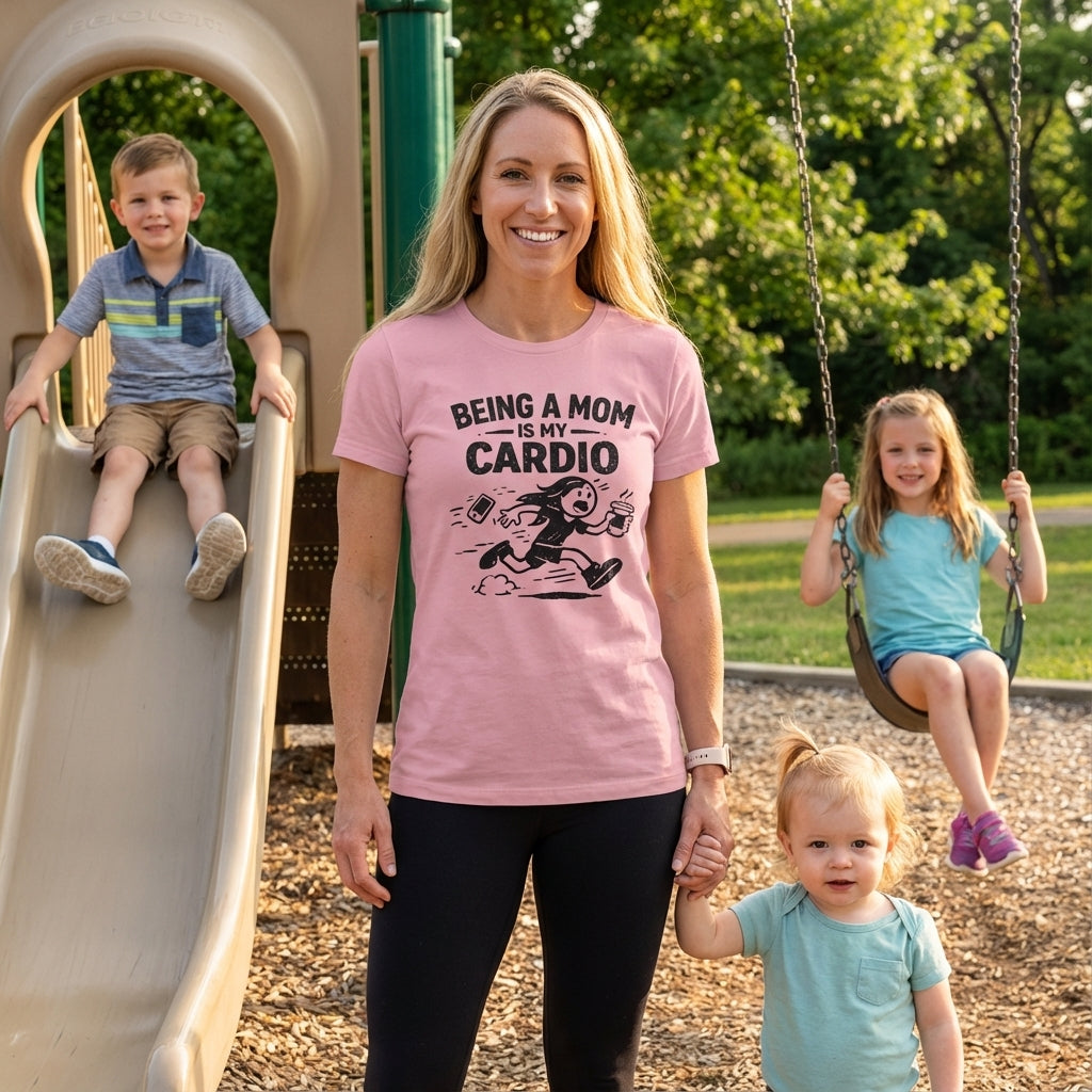 Being a Mom Is My Cardio T-Shirt