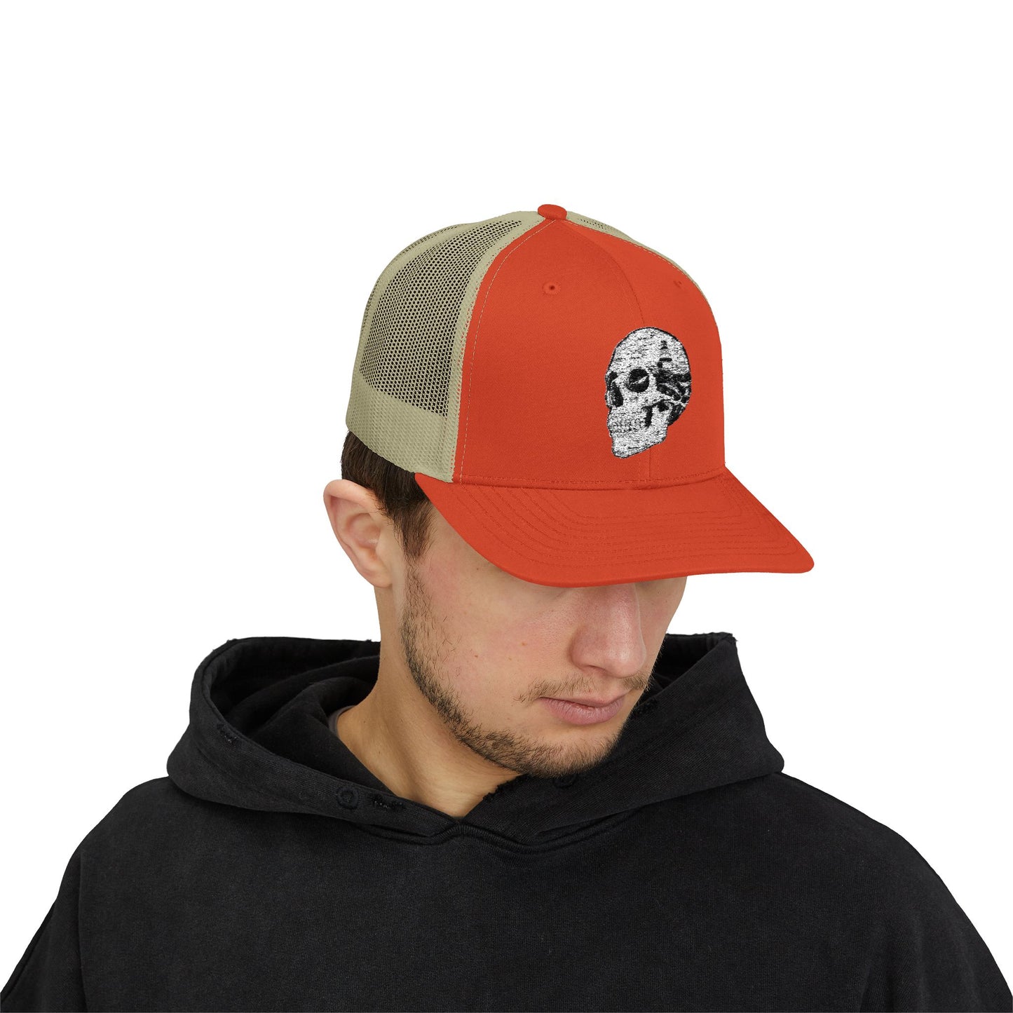 Skull Snapback Trucker Cap | Stylish Men's & Women's Hat