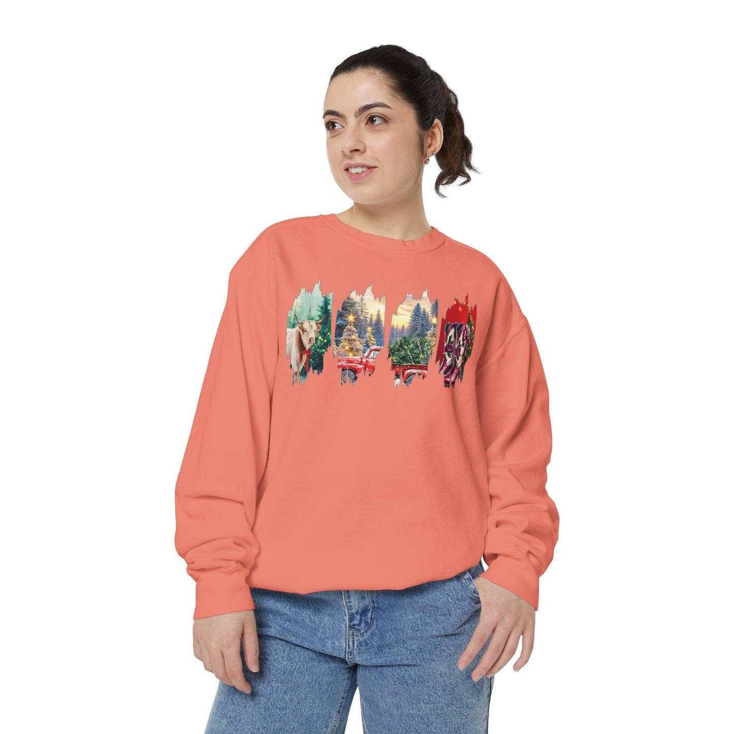 Christmas  Collage Sweatshirt – Perfect Christmas gift