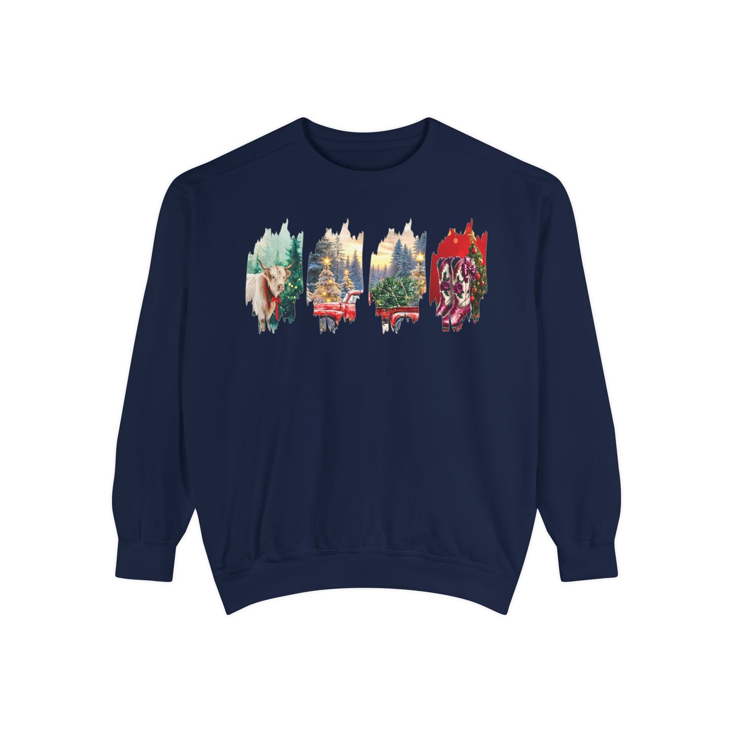 Christmas  Collage Sweatshirt – Perfect Christmas gift
