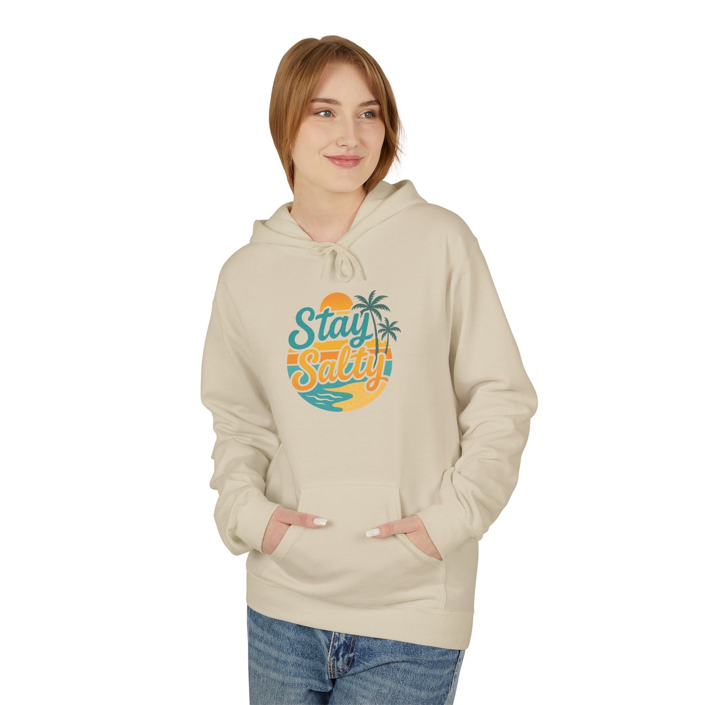 Womans Softstyle Hoodie -Stay Salty Hoodie -
