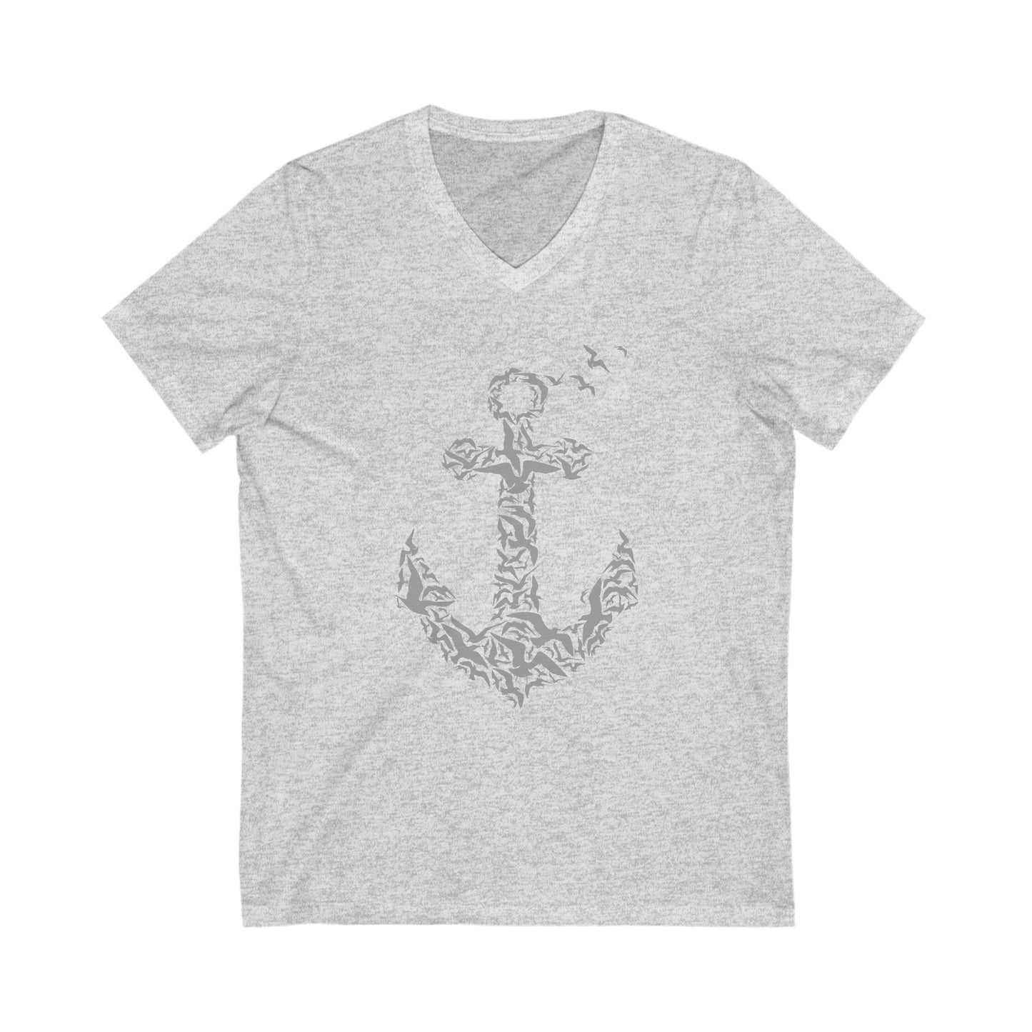 Nautical Anchor V-Neck Tee