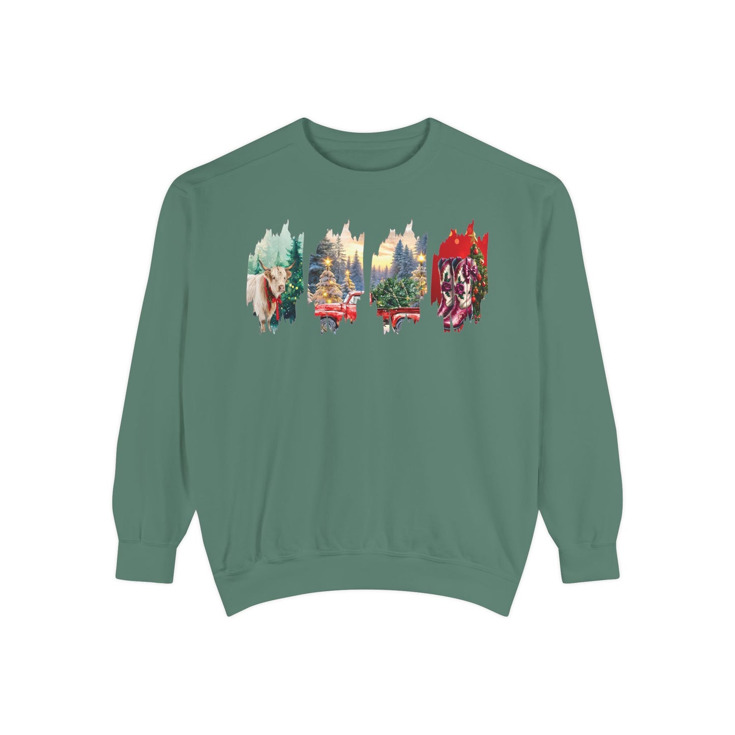 Christmas  Collage Sweatshirt – Perfect Christmas gift