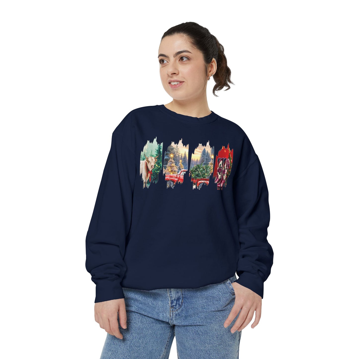 Christmas  Collage Sweatshirt – Perfect Christmas gift