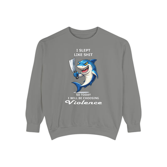 I Slept like $hit – Funny Graphic Crewneck