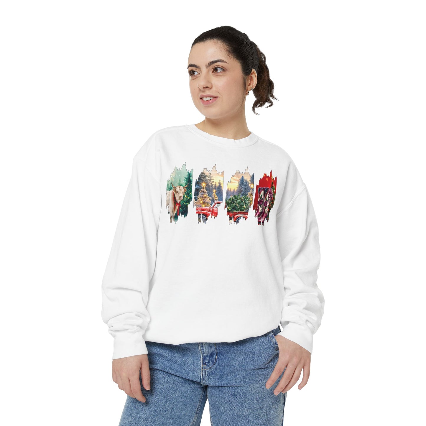 Christmas  Collage Sweatshirt – Perfect Christmas gift