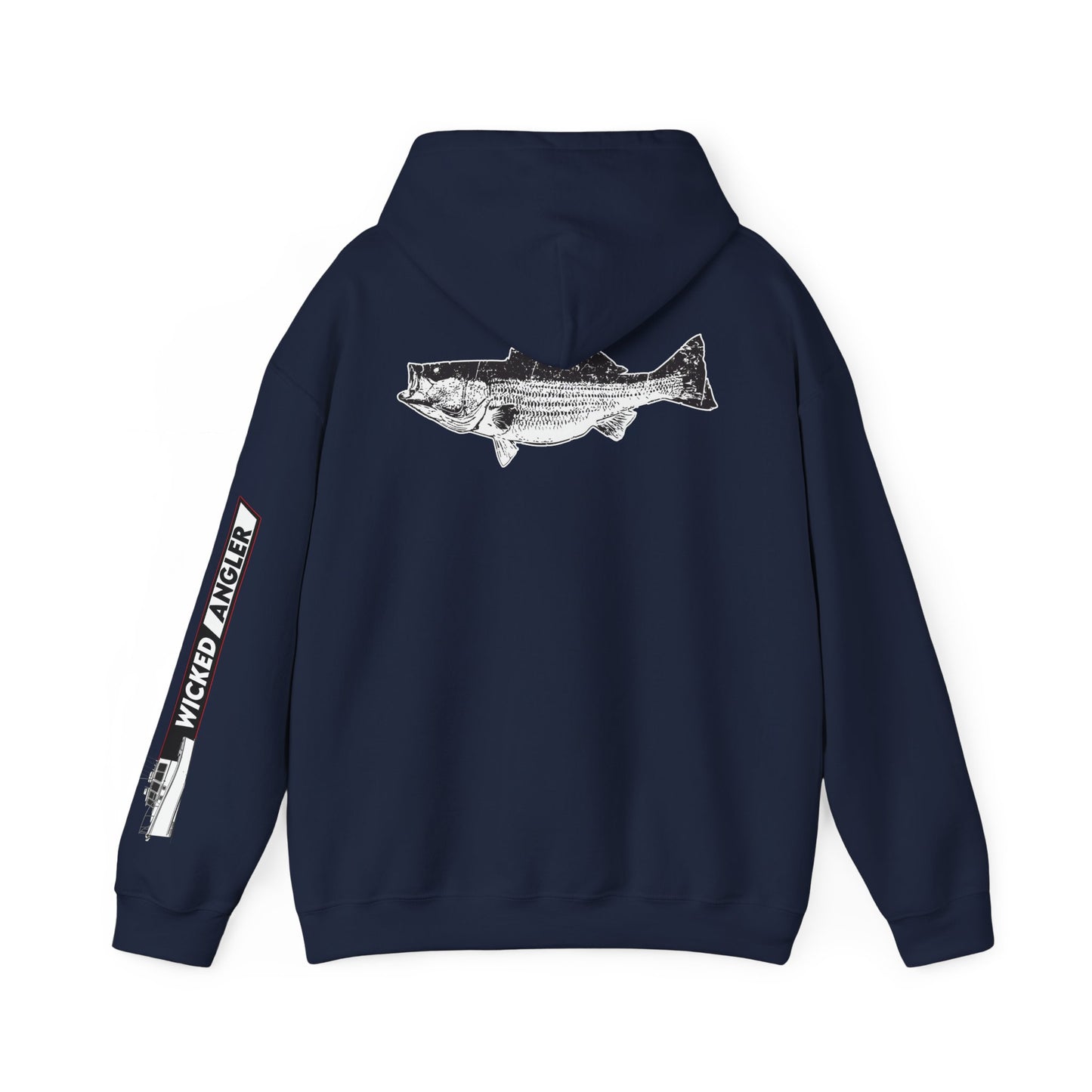 Wicked Angler Fishing Hoodie – Vintage Fish Graphic Pullover