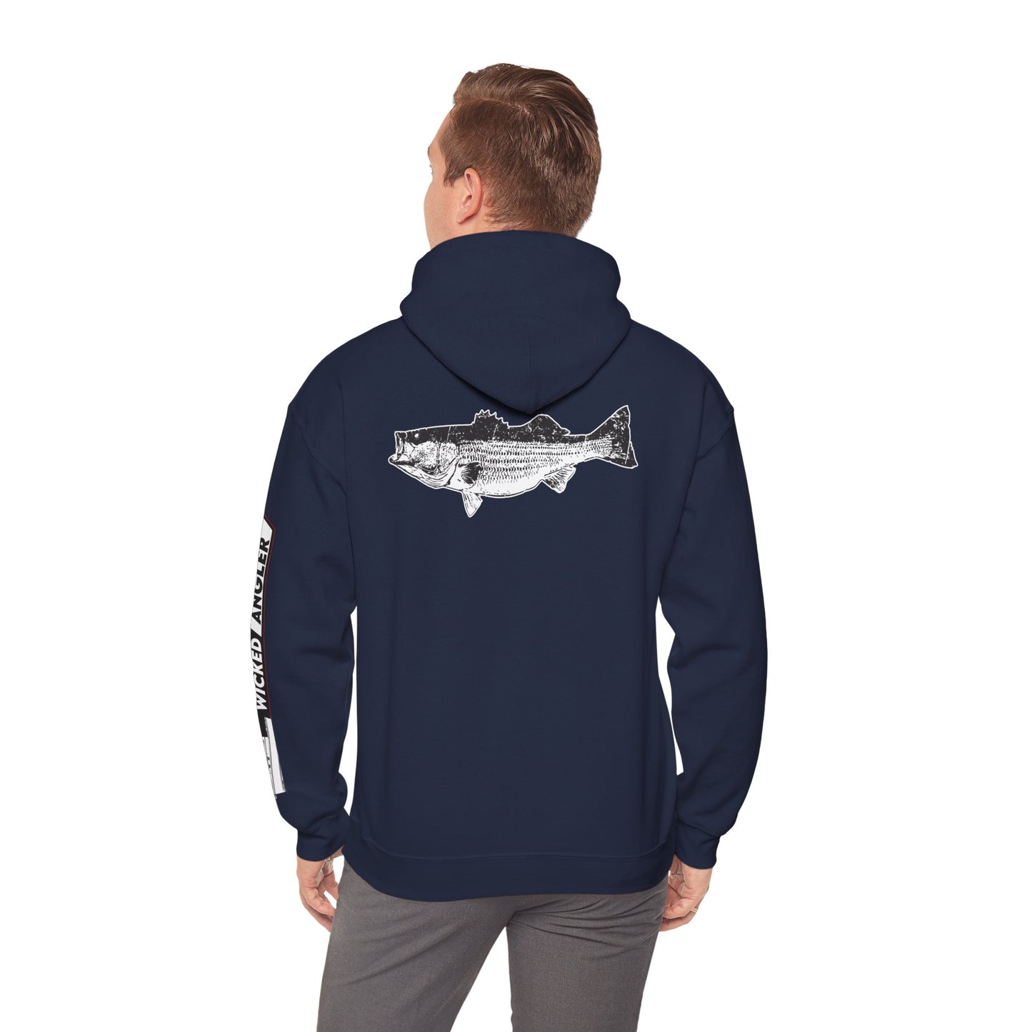 Wicked Angler Fishing Hoodie – Vintage Fish Graphic Pullover
