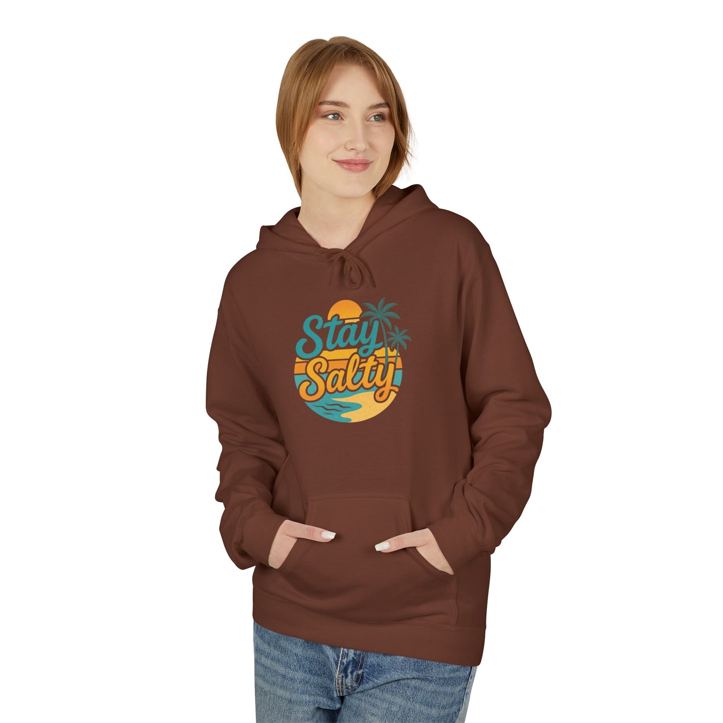 Womans Softstyle Hoodie -Stay Salty Hoodie -