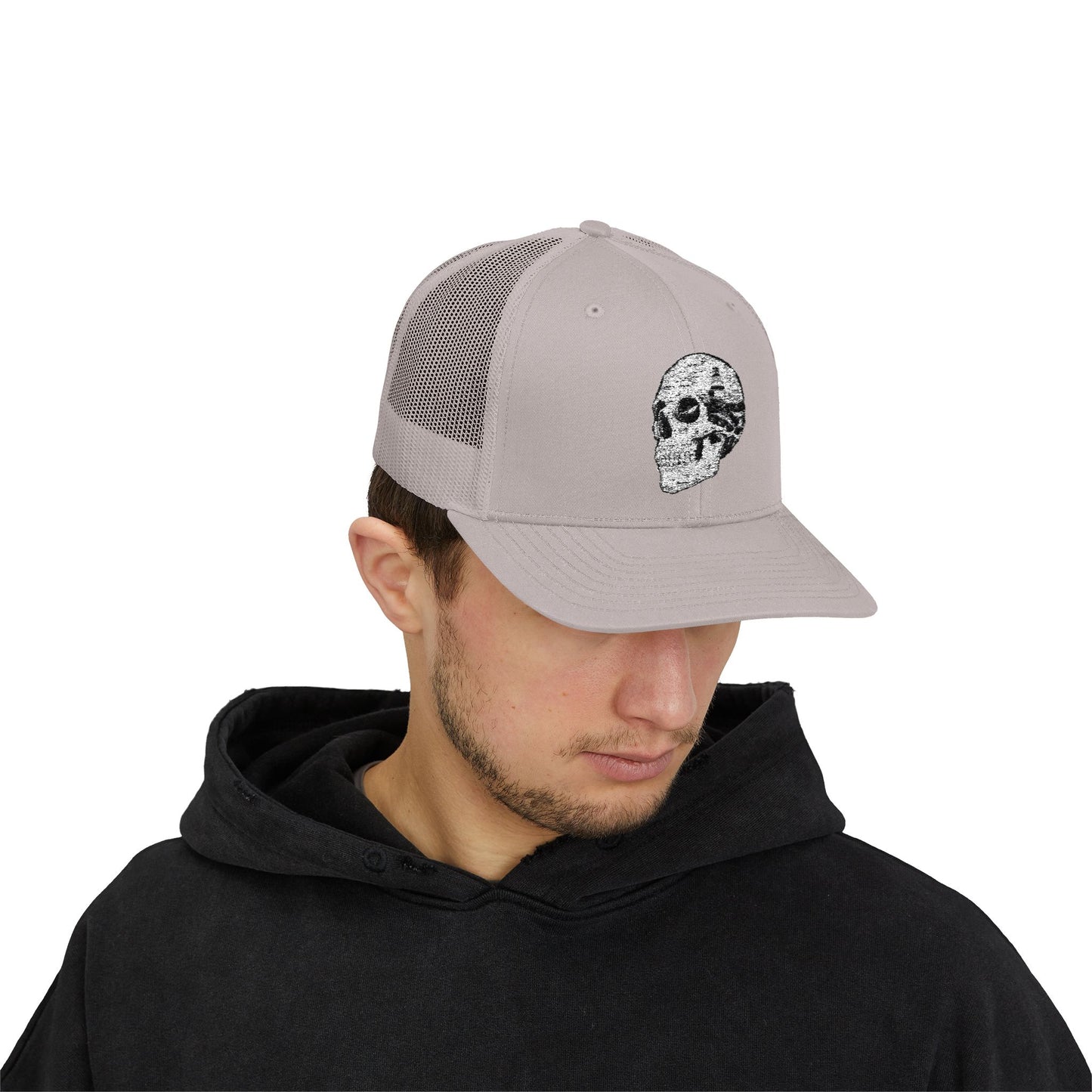 Skull Snapback Trucker Cap | Stylish Men's & Women's Hat