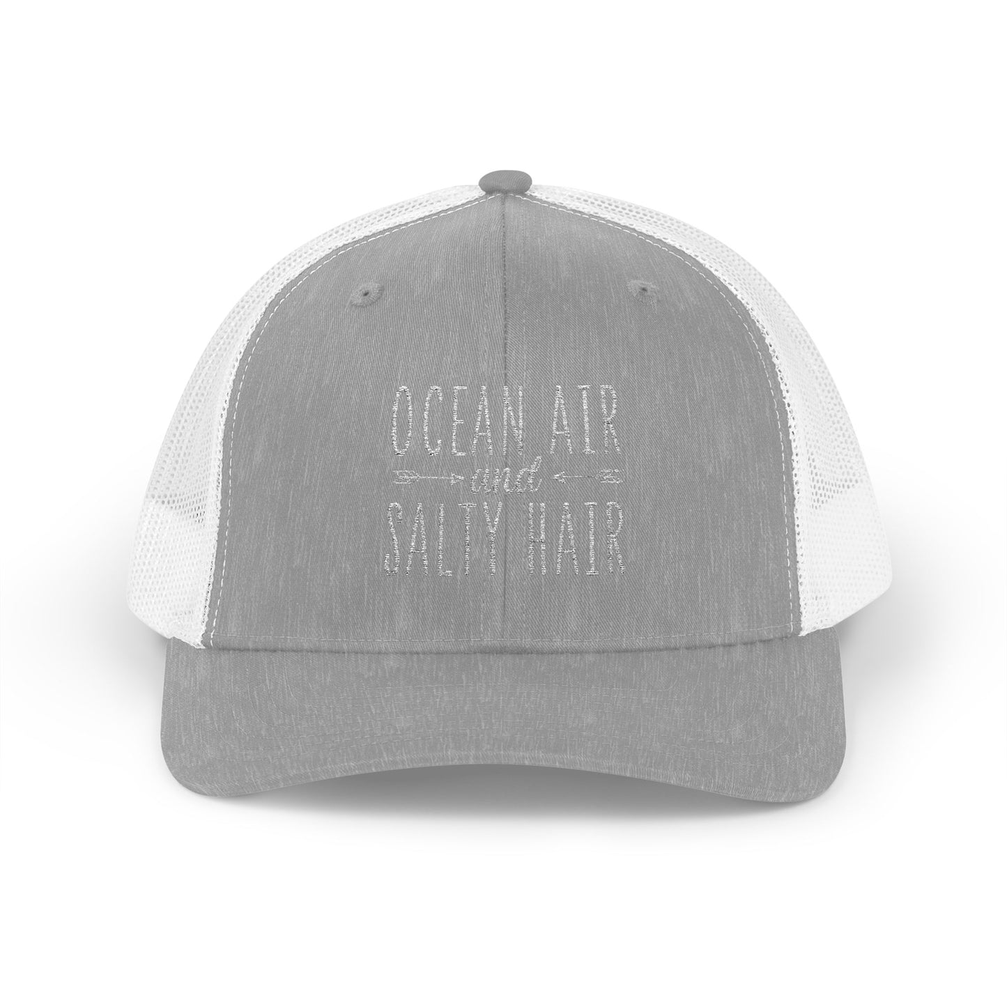 Snapback Trucker Cap -Ocean Air & Salty Hair-