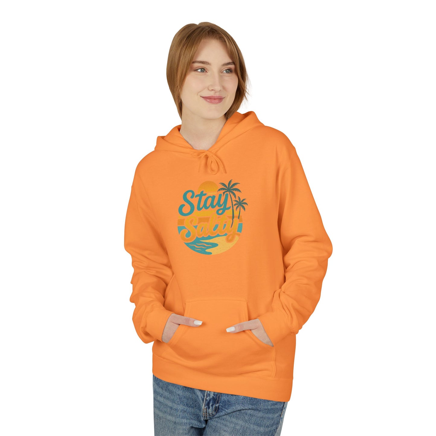 Womans Softstyle Hoodie -Stay Salty Hoodie -