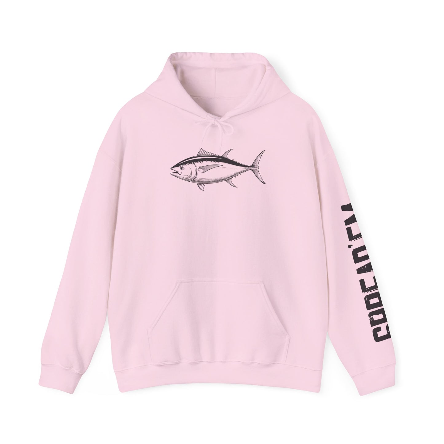 Tuna Fish Hoodie — 'SPREAD 'EM' Fishing Graphic Pullover