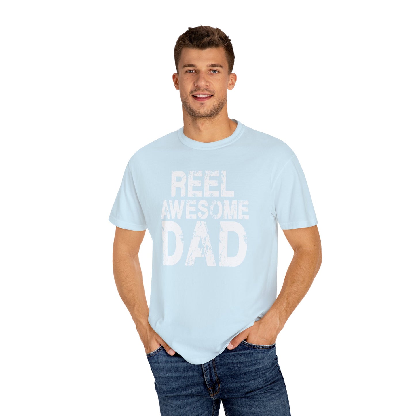 Reel Awesome Dad T-Shirt, Unisex Gift, Father's Day Tee, Casual Wear, Fishing Enthusiast Shirt, Dad Gift Idea