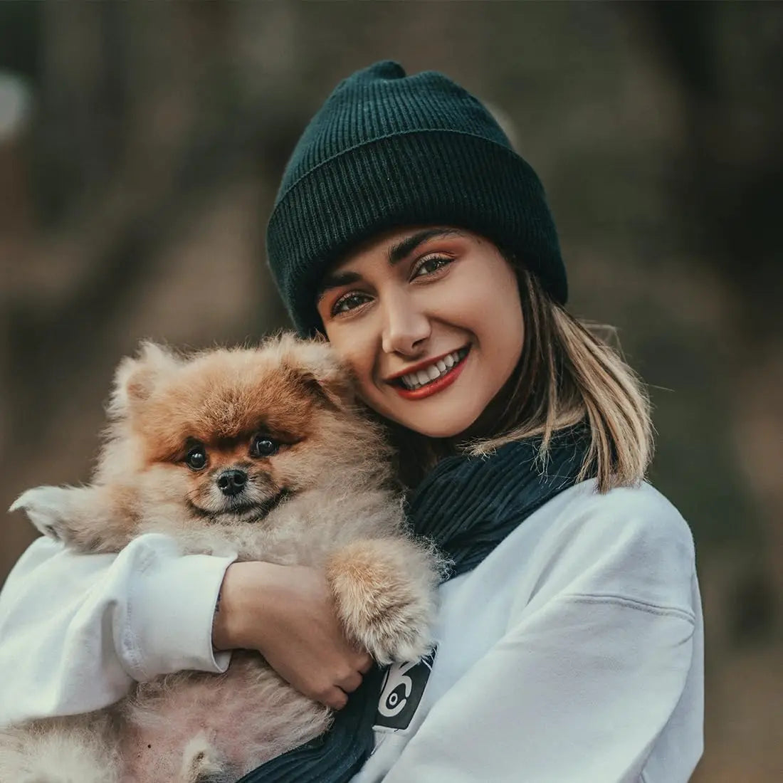 Satin Lined Anti Static Beanie for Women Winter No Static 2 Layer Knitted Hat