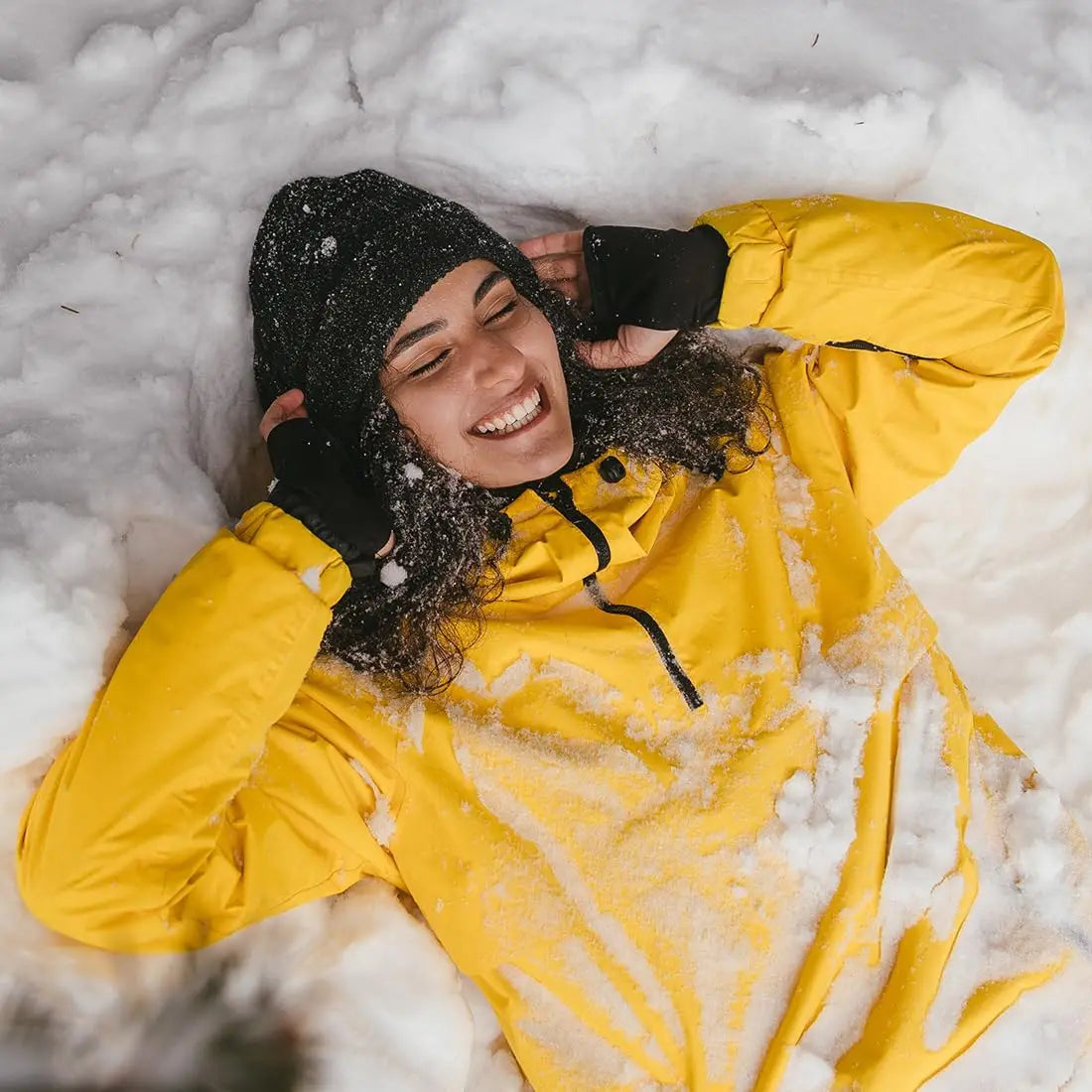 Satin Lined Anti Static Beanie for Women Winter No Static 2 Layer Knitted Hat